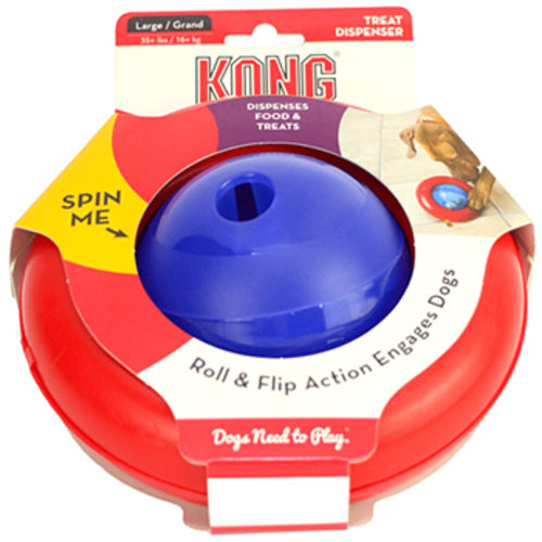 KONG Gyro Rolling Treat Dispensing Dog Toy